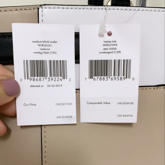 ⚜KateSpade Staci ColorblockLaptop Tote and… - Picture 11 of 11